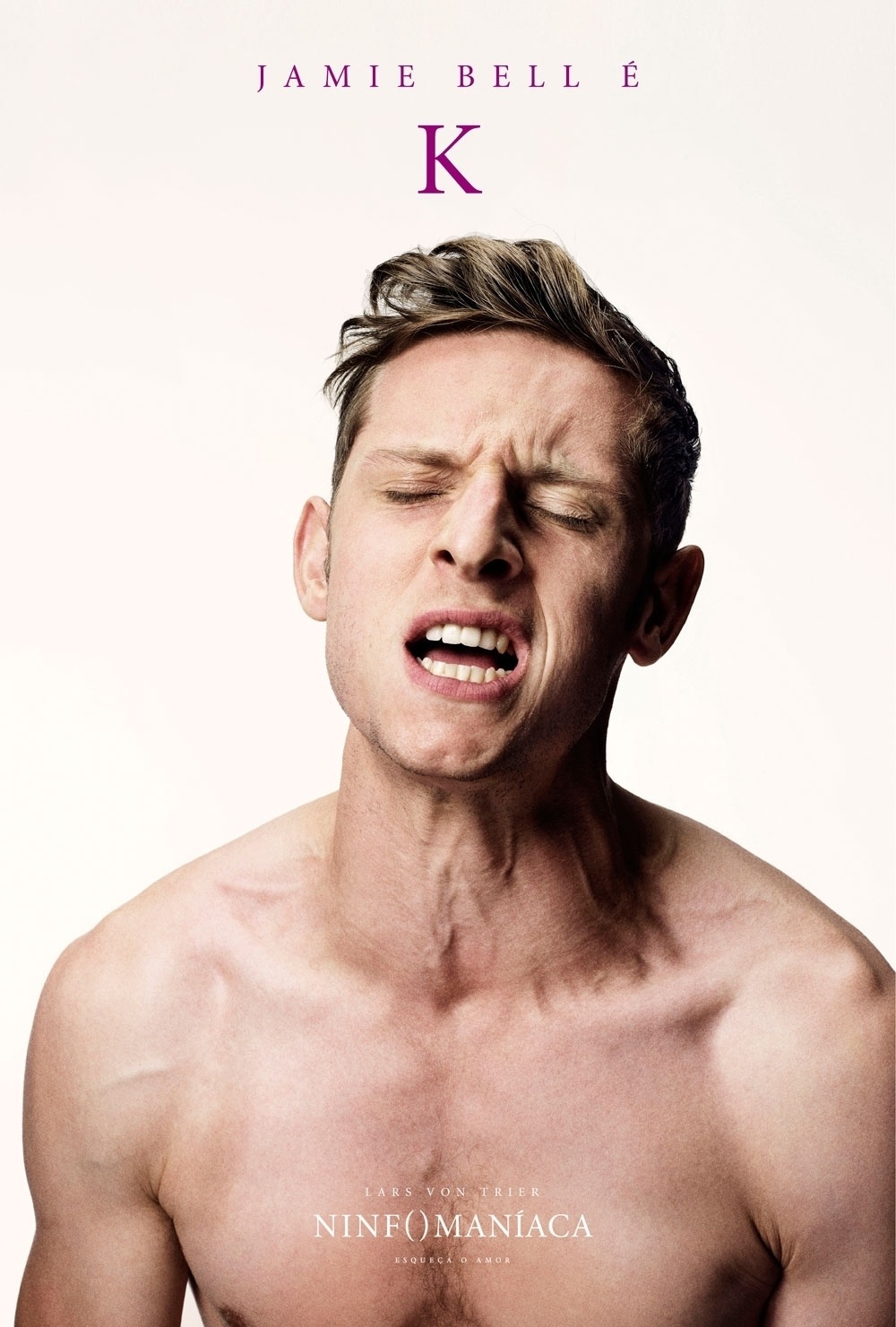 Pôster de "Ninfomaníaca", de Lars Von Trier, com Jamie Bell - Divulgação