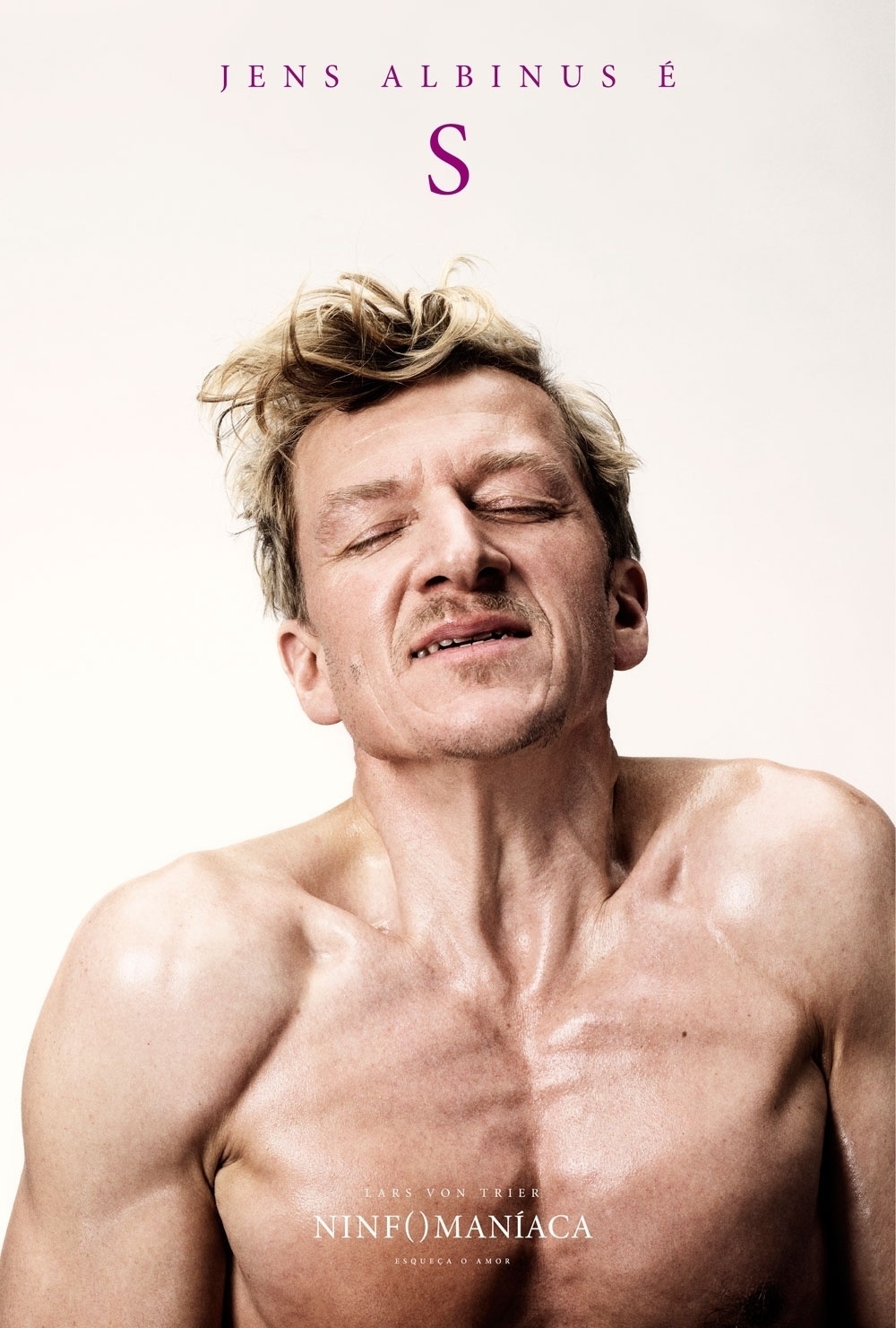 Pôster de "Ninfomaníaca", de Lars Von Trier, com Jens Albinus - Divulgação