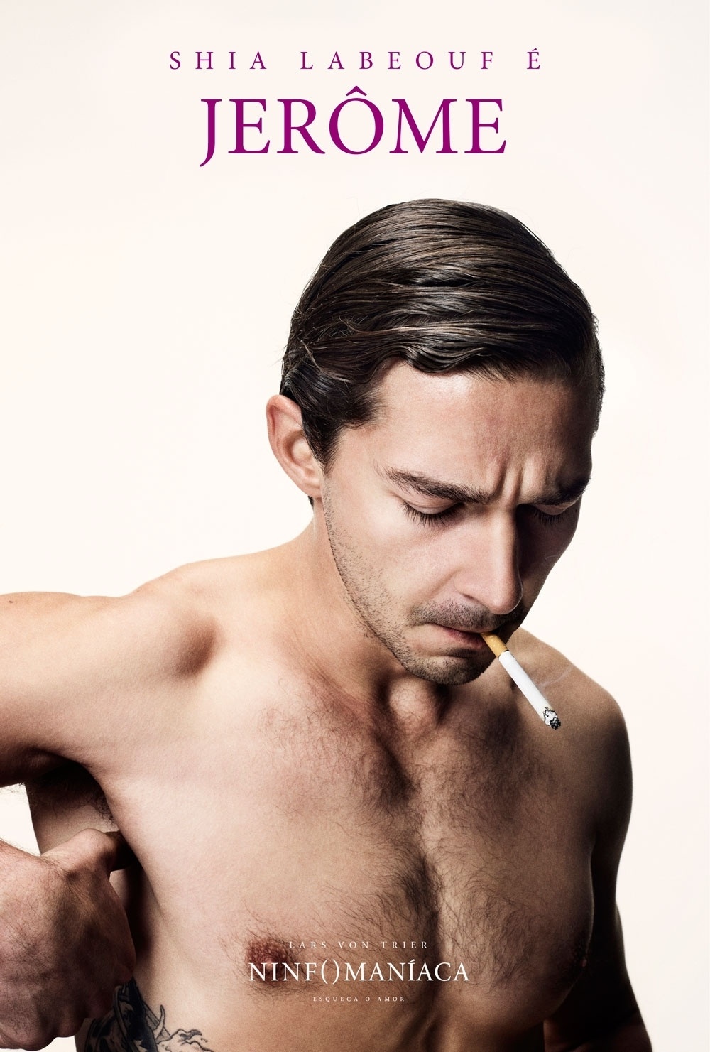 Pôster de "Ninfomaníaca", de Lars Von Trier, com Shia Labeouf - Divulgação