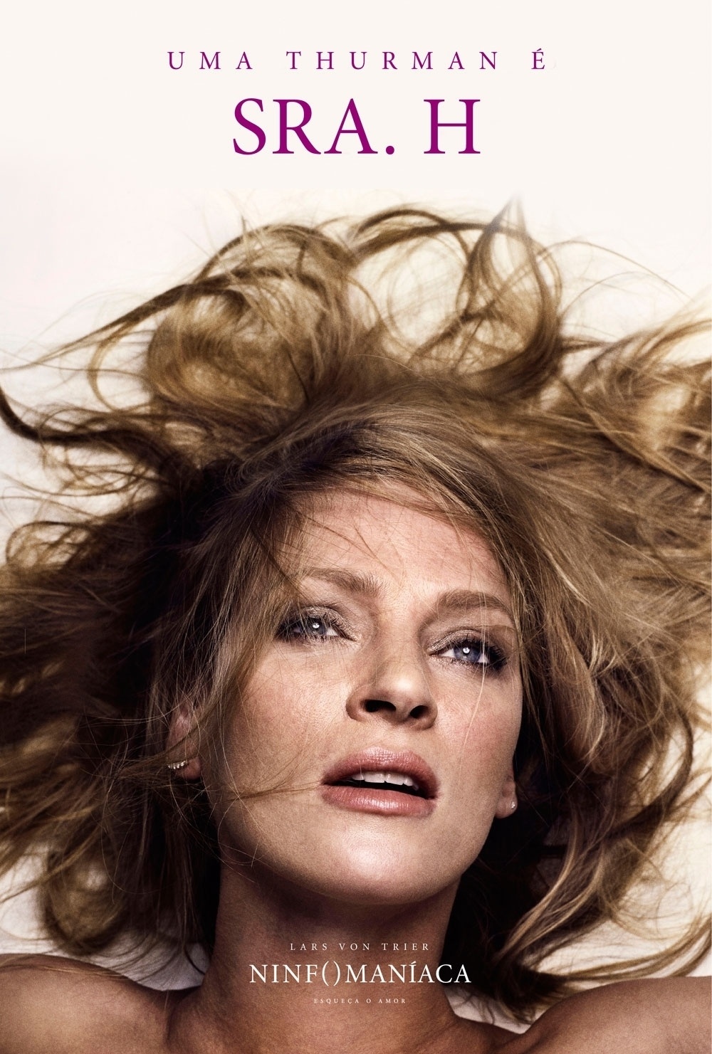 Pôster de "Ninfomaníaca", de Lars Von Trier, com Uma Thurman - Divulgação