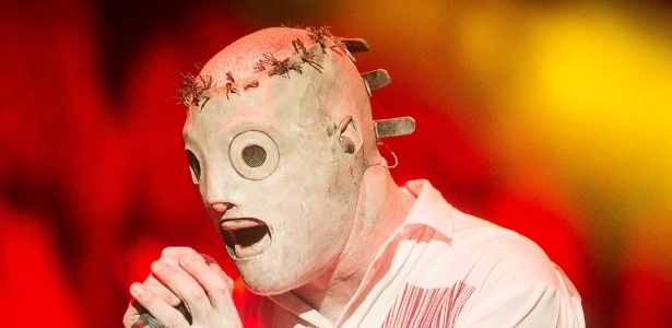 O vocalista Corey Taylor, líder do Slipknot - Rodrigo Capote/UOL