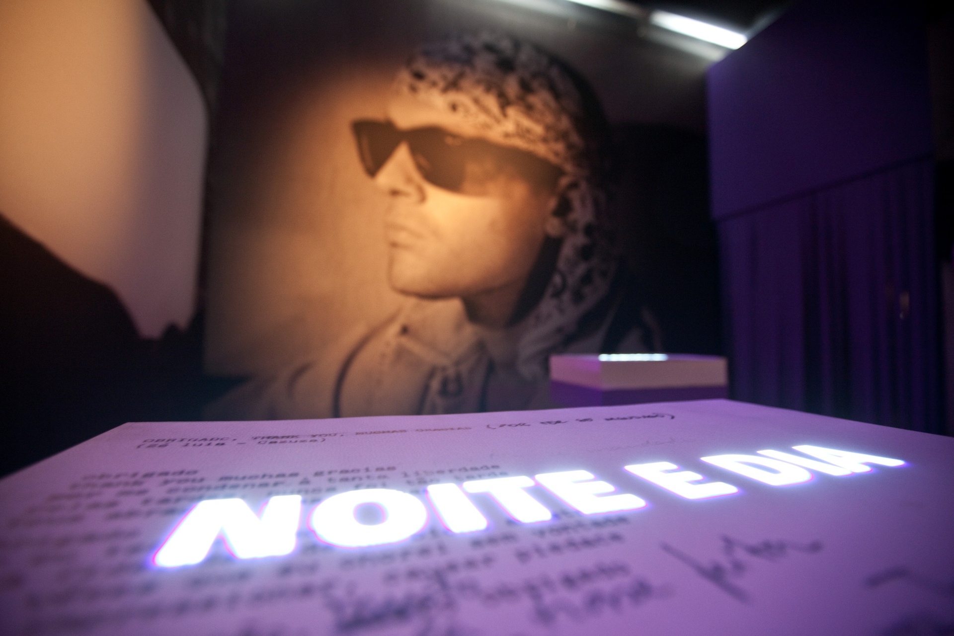 Exposicão Cazuza no Museu da Língua Portuguesa, na Estação da Luz, em São Paulo. "CAZUZA mostra sua cara" abre em 22 de outubro, com curadoria do arquiteto e cenógrafo Gringo Cardia - Simon Plestenjak/UOL