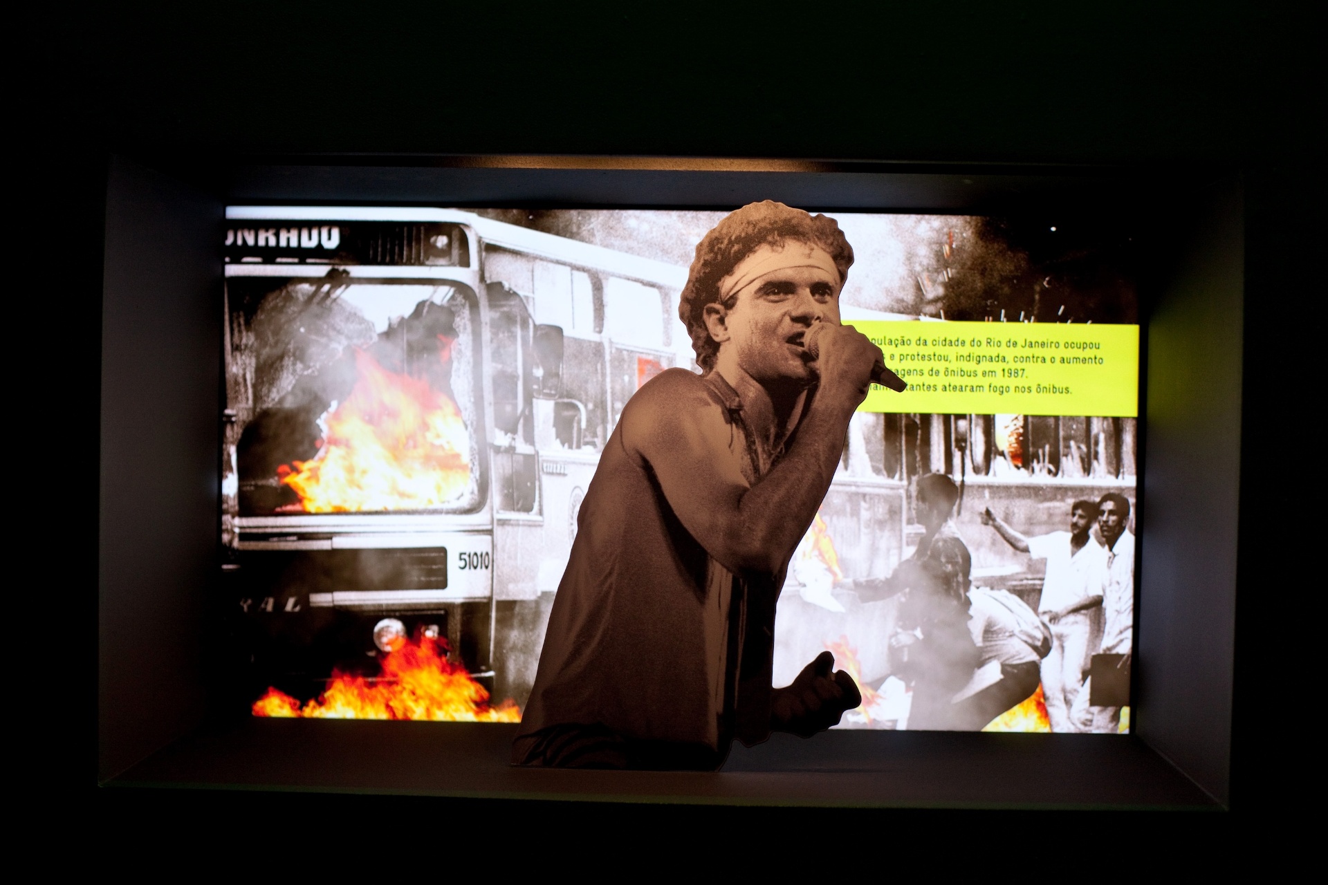 Exposicão Cazuza no Museu da Língua Portuguesa, na Estação da Luz, em São Paulo. "CAZUZA mostra sua cara" abre em 22 de outubro, com curadoria do arquiteto e cenógrafo Gringo Cardia - Simon Plestenjak/UOL