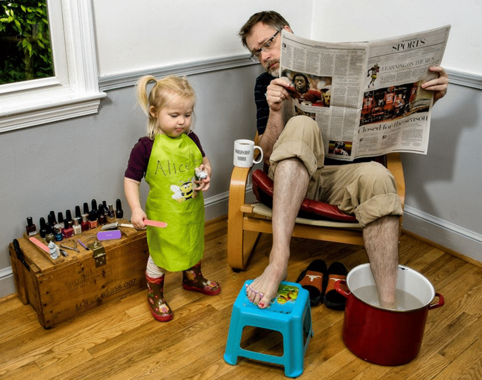 Home pedicure - Dave Engledow