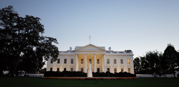 Casa Branca, em Washington, vista a partir da Pennsylvania Avenue - Mandel Ngan/AFP