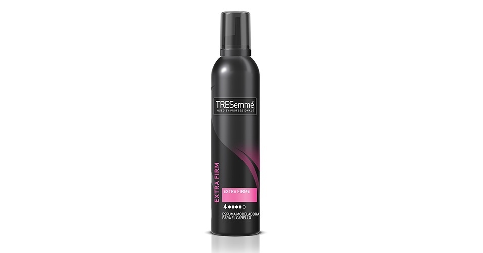 Mousse Fixação Extra Firme Nível 4, TRESemmé - Divulgação