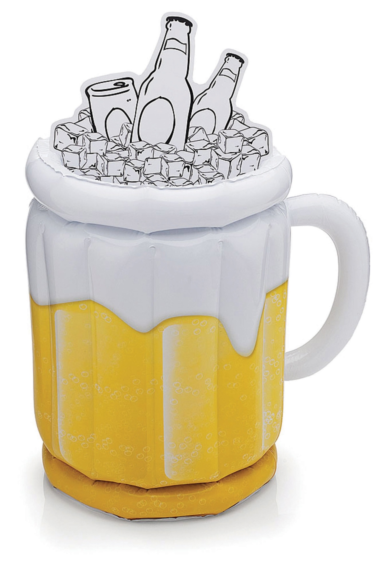 O cooler inflável mede 45 cm por 42 cm e tem capacidade para 20 litros. Feito de plástico, o item sai por R$ 89,90 na Imaginarium (www.imaginarium.com.br) I Preços pesquisados em outubro de 2013 e sujeitos a alterações - Divulgação