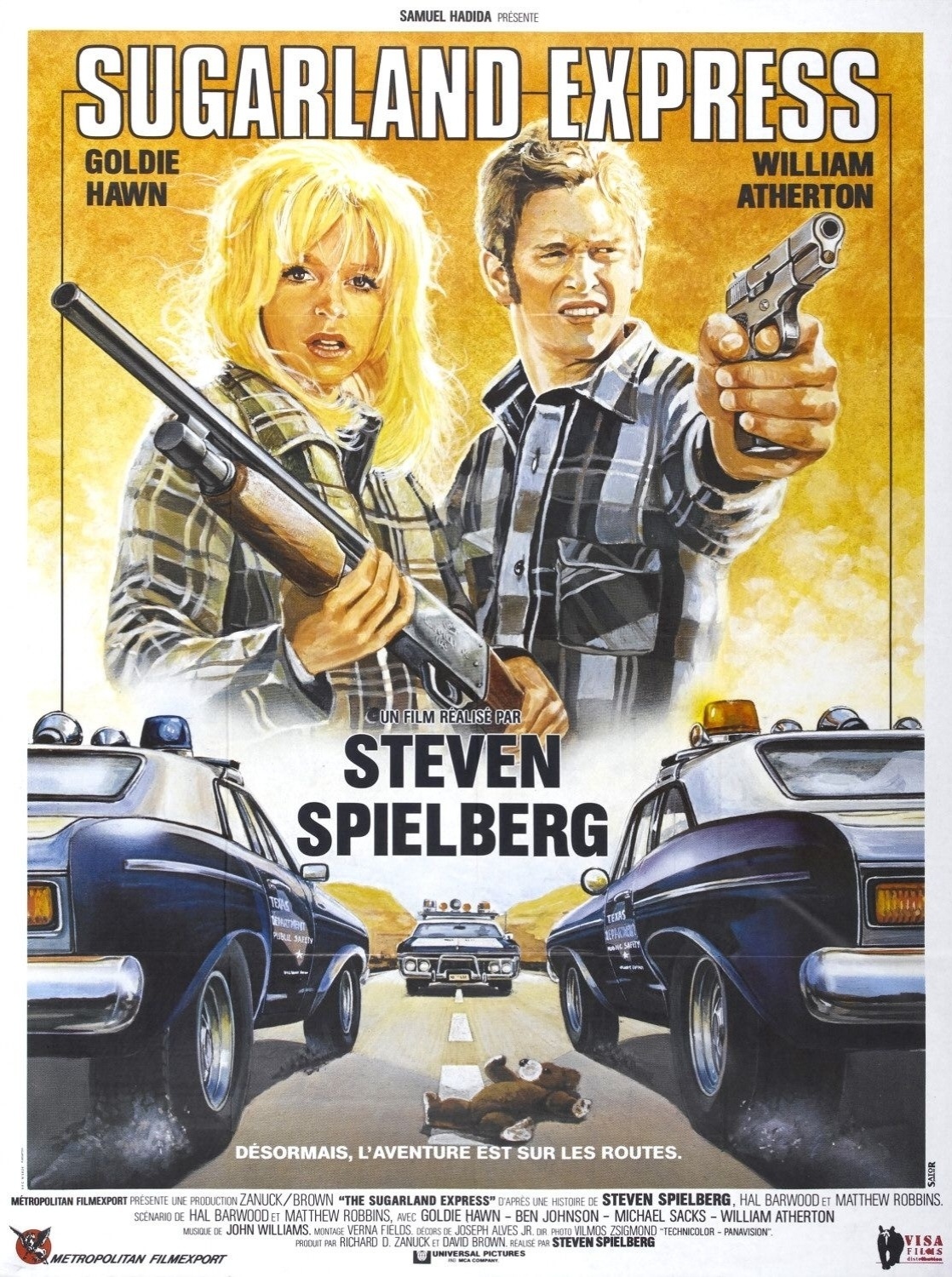 Cartaz do filme "Louca Escapada", de Steven Spielberg - Reprodução