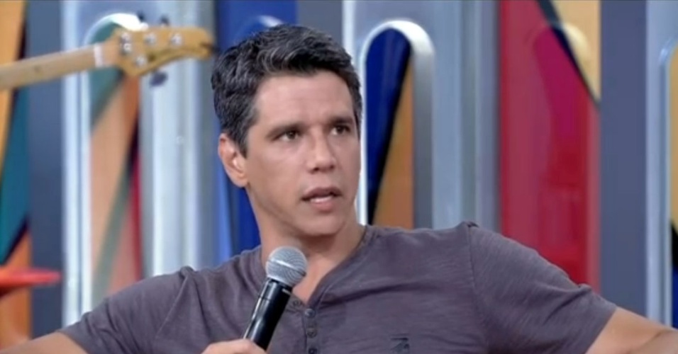 O ator Márcio Garcia em entrevista ao programa 