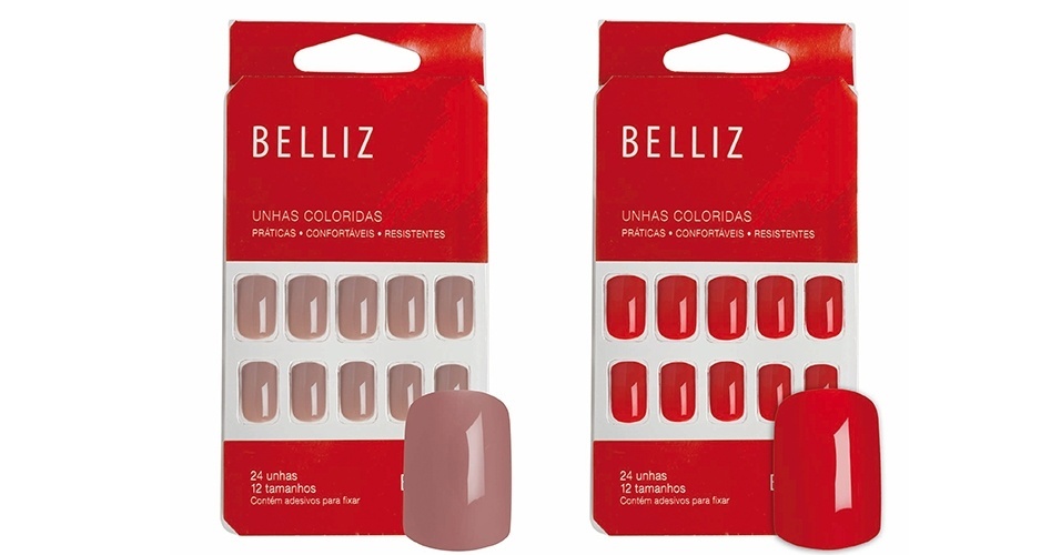 Unhas Postiças Pintadas, Belliz - Divulgação