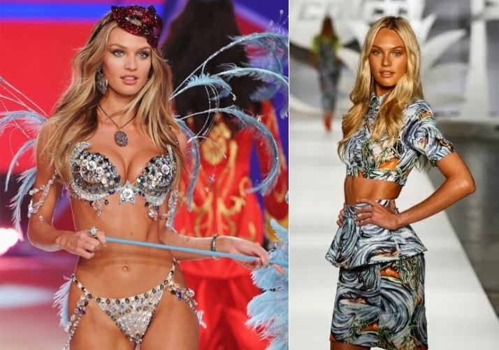 A "angel" sul africana Candice Swanepoel ficou famosa do grande público como sendo a "modelo da barriga negativa". Ela volta ao São Paulo Fashion Week para o desfile da Forum - Getty Images/UOL