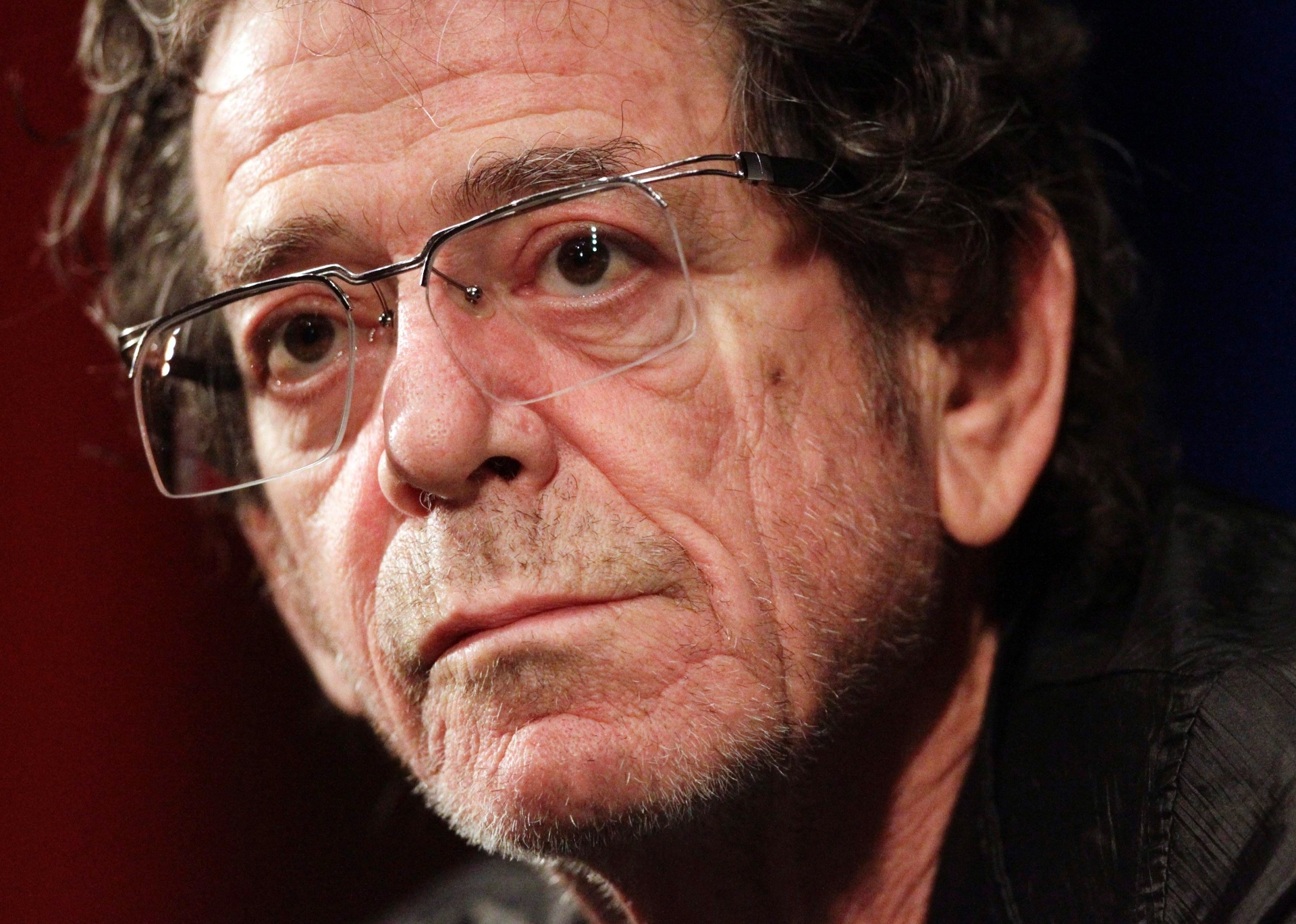 27.OUT.2013 -  Lou Reed durante a estreia mundial de seu primeiro filme, "Red Shirley", em um festival na Europa, em 2010 - REUTERS