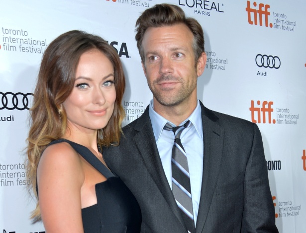 Olivia Wilde e Jason Sudeikis na première de "Rush" no Festival de Cinema de Toronto