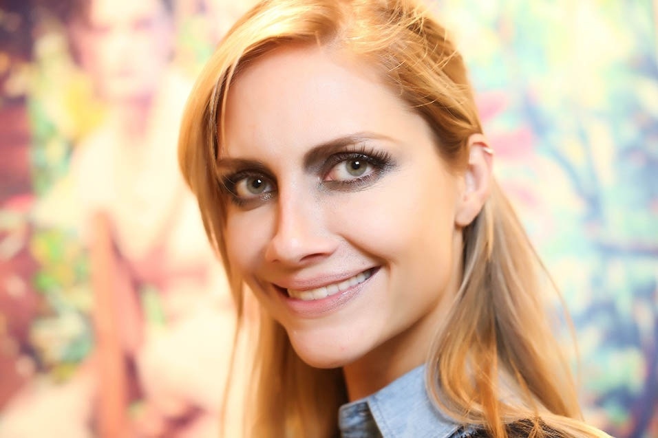 Retrato de Ana Claudia Michels durante o São Paulo Fashion Week Inverno 2014 - Flávio Florido/UOL