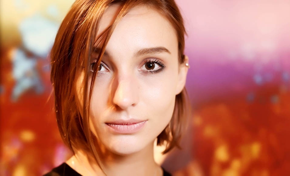 Retrato de Isabel Hickmann durante o São Paulo Fashion Week Inverno 2014 - Flávio Florido/UOL