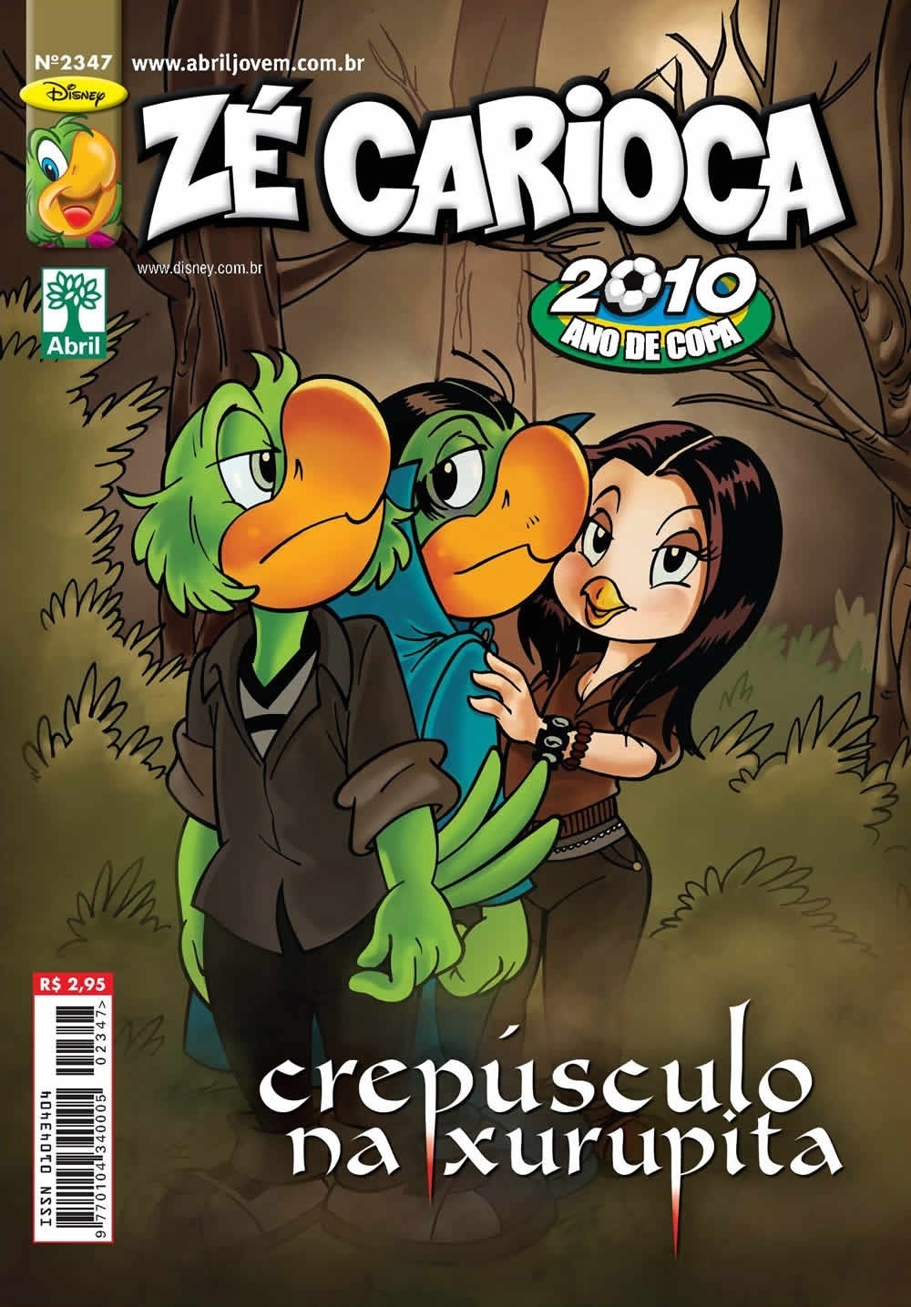 Capa da revista de Zé Carioca, personagem criado por Walt Disney após visita ao Rio de Janeiro - Divulgação