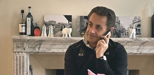 O ex-presidente da França, Nicolas Sarkozy, em cena do documentário "Campagne Intime" - Reprodução/Le Figaro