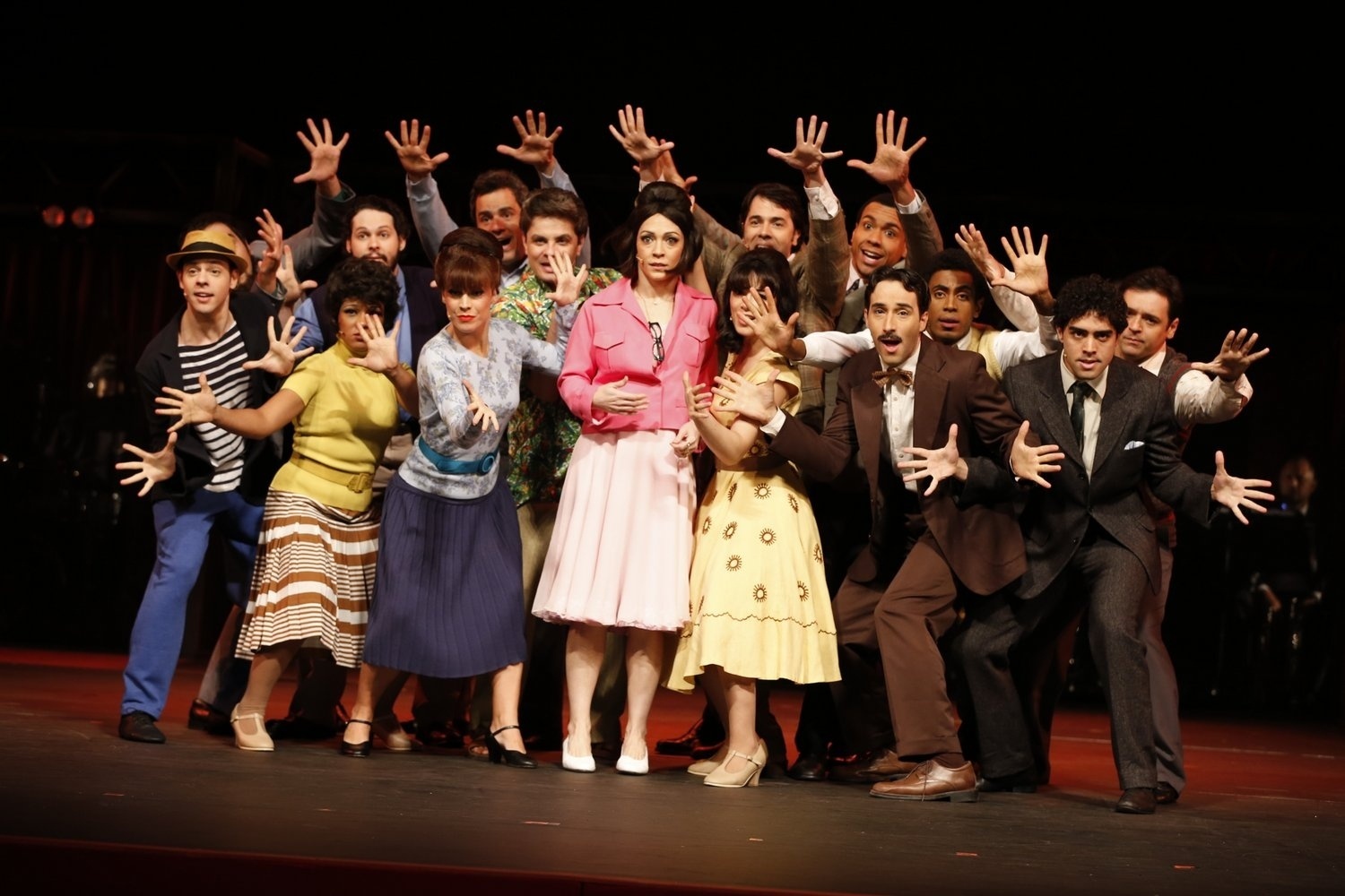 4.nov.2013 - Ensaio aberto de "Elis, A Musical", no teatro Oi Casa Grande, no Rio, com direção de Denis Carvalho - Felipe Panfili/AgNews