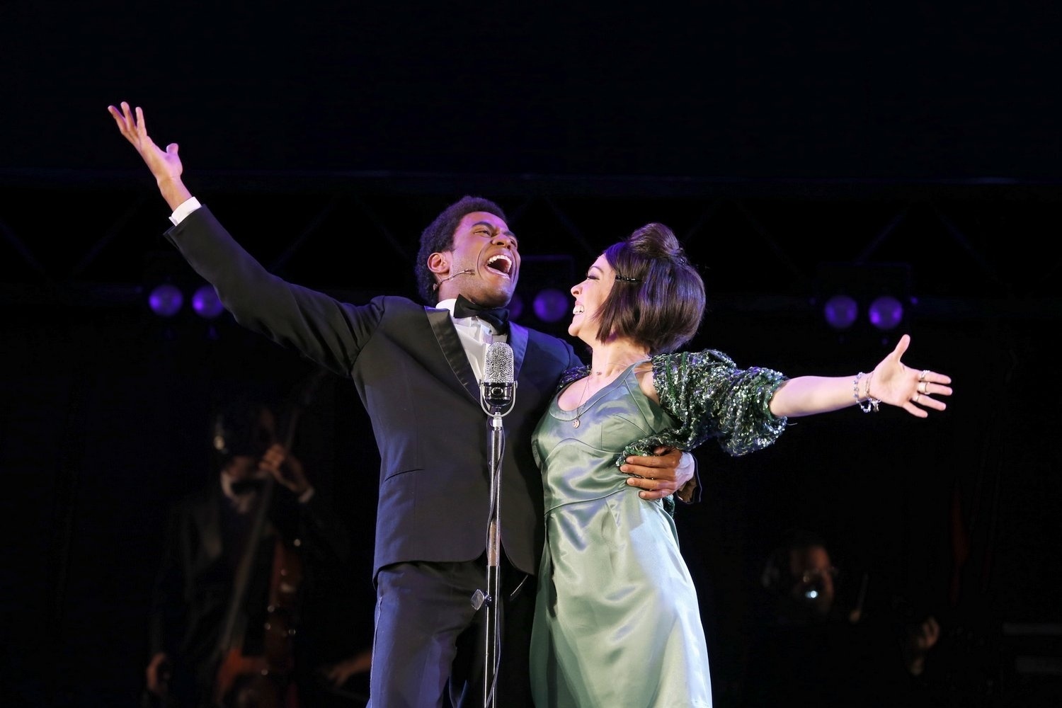 4.nov.2013 - Ensaio aberto de "Elis, A Musical", no teatro Oi Casa Grande, no Rio, com direção de Denis Carvalho - Felipe Panfili/AgNews