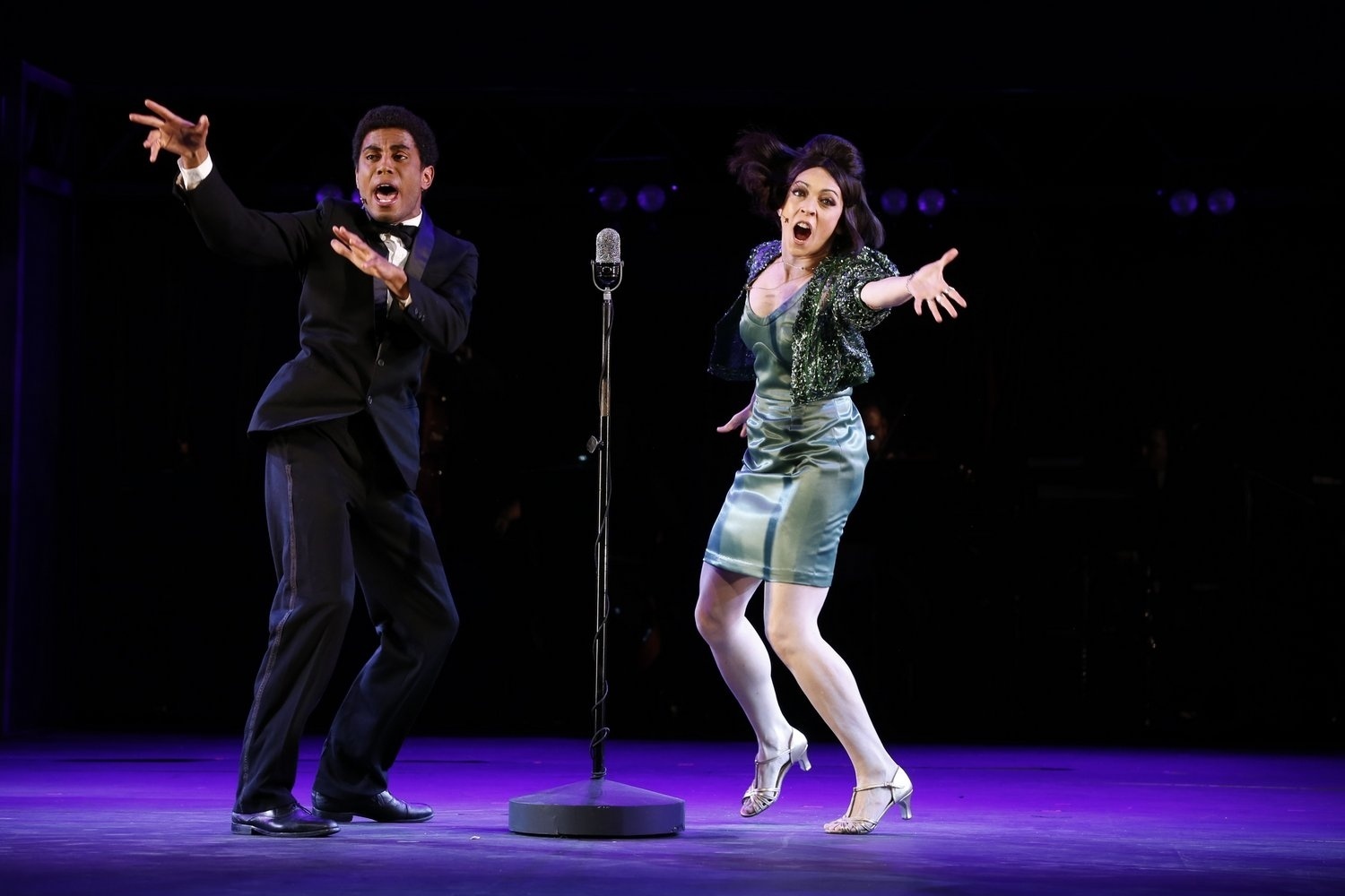 4.nov.2013 - Ensaio aberto de "Elis, A Musical", no teatro Oi Casa Grande, no Rio, com direção de Denis Carvalho - Felipe Panfili/AgNews