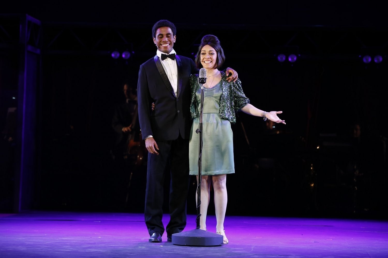 4.nov.2013 - Ensaio aberto de "Elis, A Musical", no teatro Oi Casa Grande, no Rio, com direção de Denis Carvalho - Felipe Panfili/AgNews