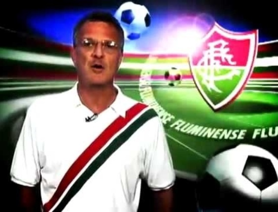 O Fluminense é o time de coração do jornalista e apresentador Pedro Bial