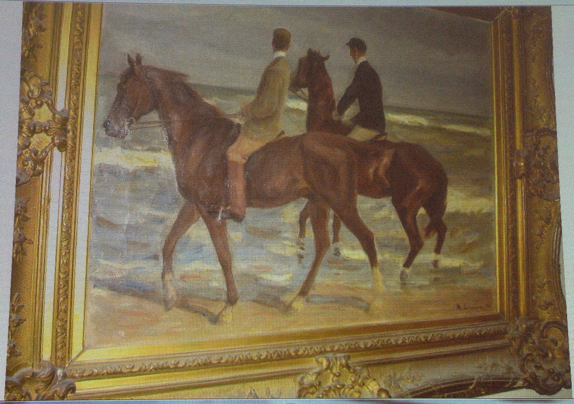 5.nov.2013- Max Liebermann, "Zwei Reiter am Strande". Obras roubadas por nazistas - Reuters