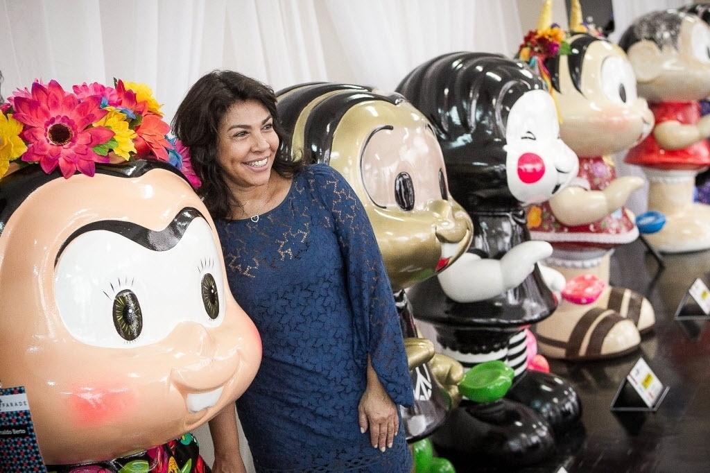 07.nov.2013 - Mônica Sousa lança Mônica Parade 2013 na sede da Maurício de Sousa Produções, em São Paulo - Rodrigo Capote/UOL