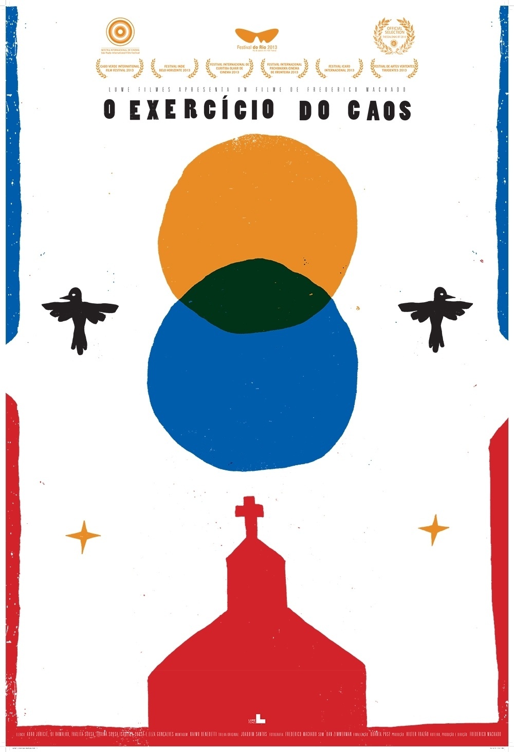 Cartaz de "O Exercício do Caos", de Frederico Machado - Divulgação/Lume Filmes