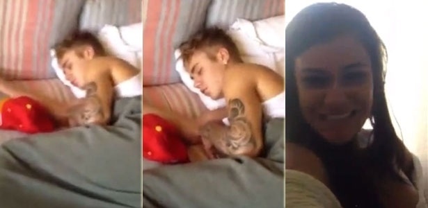 Fã posta imagem de Justin Bieber dormindo em seu quarto