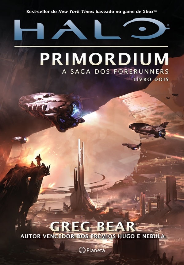 "Halo - Primordium" (Planeta) - Segundo livro da série "Halo" lançado no Brasil, que complementa a história dos jogos de tiro e ficção científica dos videogames Xbox