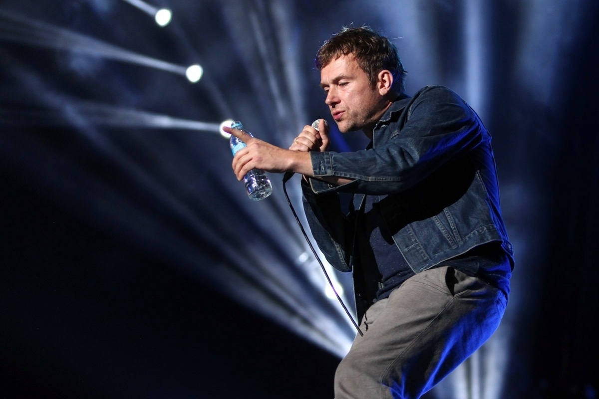 9.11.2013 -  A banda inglesa Blur se apresenta no Planeta Terra - Manuela Scarpa/Foto Rio News