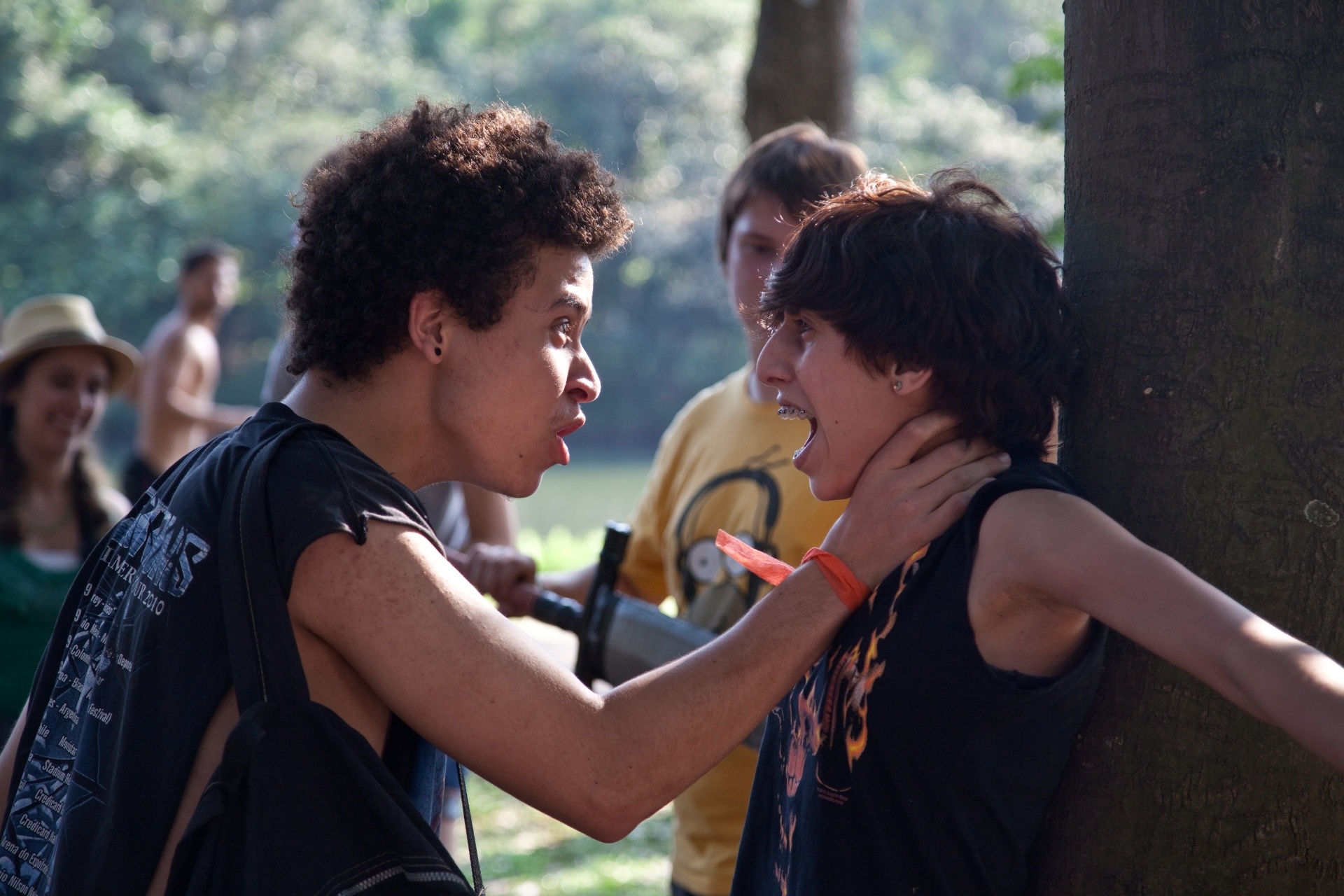 10.nov.2013 - Fãs do filme "Jogos Vorazes: Em Chamas" participaram de um encontro no Parque do Ibirapuera, em São Paulo, no domingo (10) - Simon Plestenjak/UOL