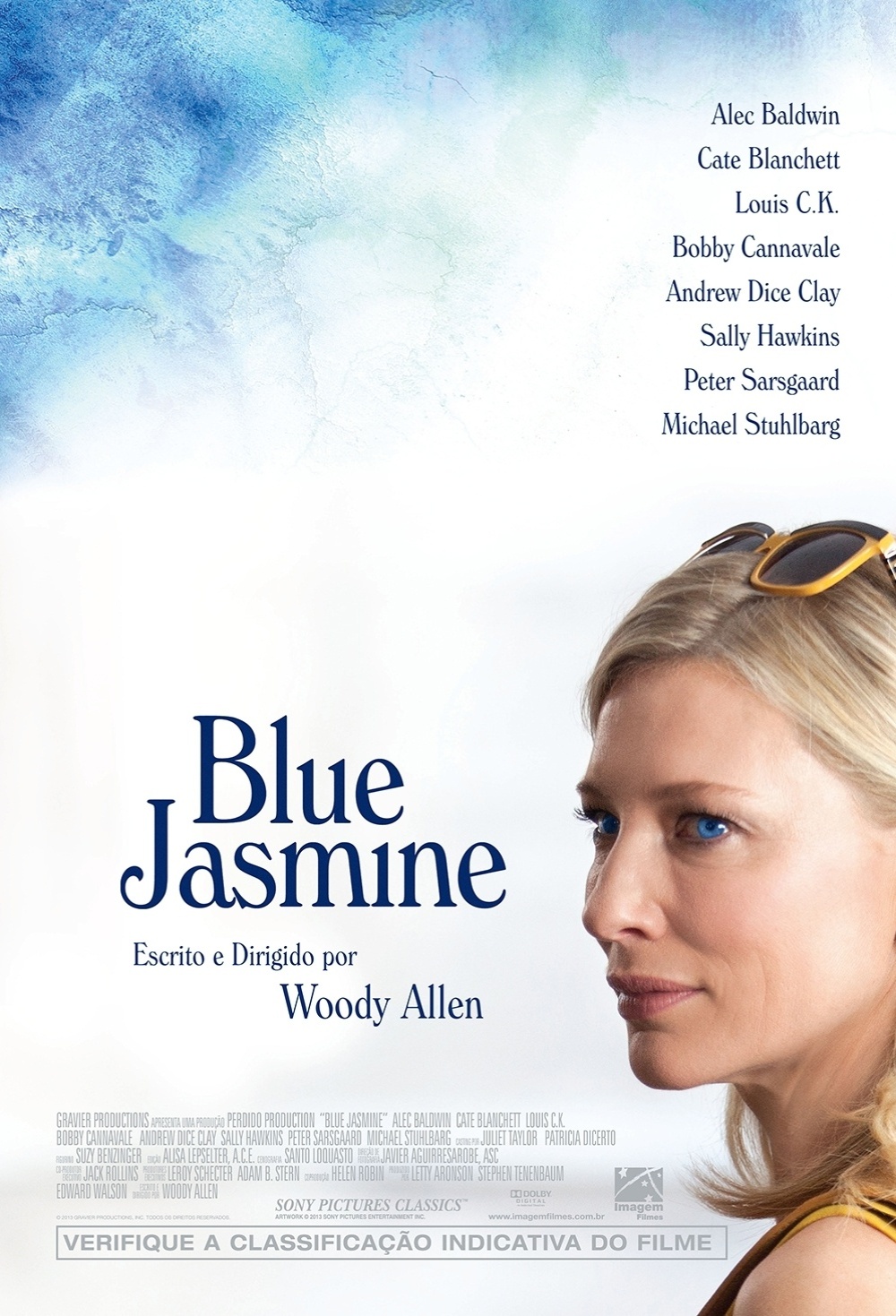 Cartaz de "Blue Jasmine", de Woody Allen - Divulgação/Imagem Filmes