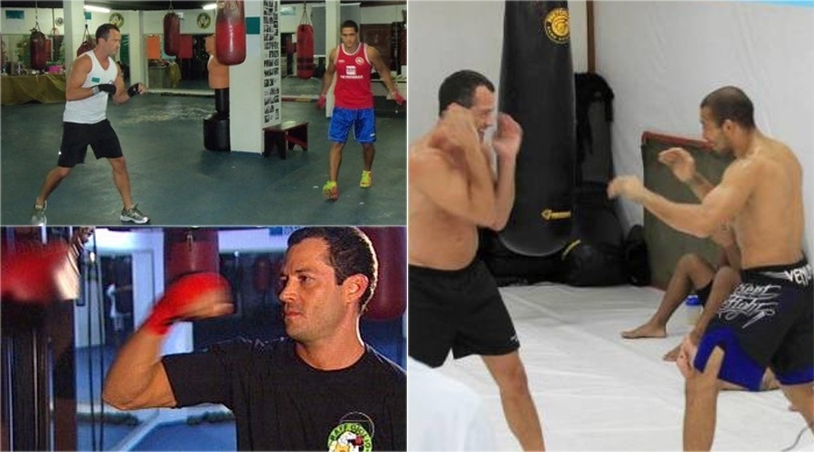 Malvino Salvador treina boxe e foi escolhido para o papel do lutador José Aldo (à dir.) no cinema