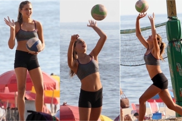 Sasha, filha de Xuxa, treina vôlei para valer: é jogadora de um time profissional