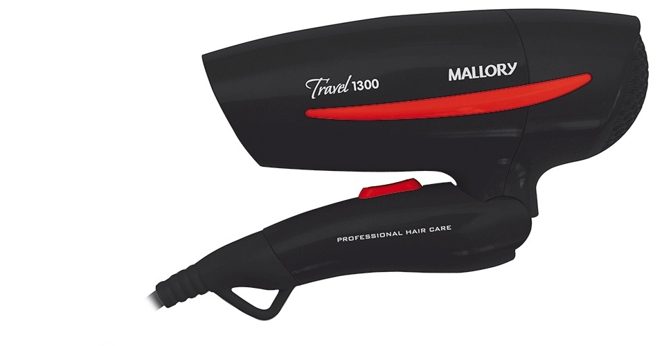 Secador Travel 1300, Mallory - Divulgação