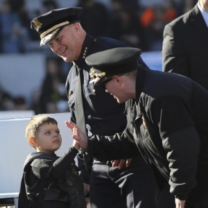 15.nov.2013 - Garoto vive Batman por um dia em San Francisco - Robert Galbraith/Reuters