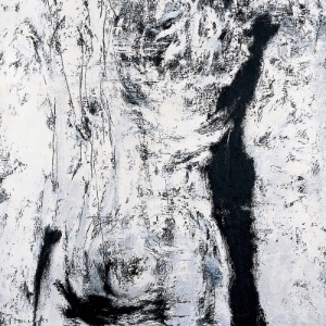 Óleo sobre tela sem título de Tomie Ohtake (1959) - Reprodução