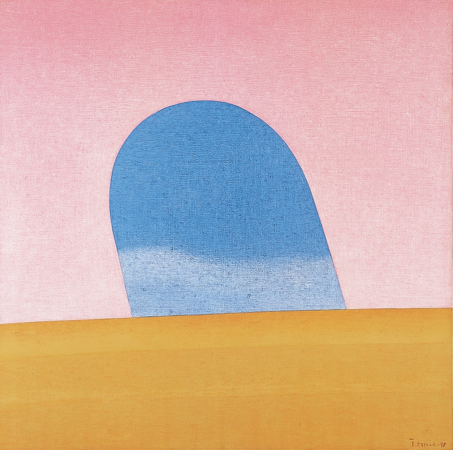 Obra de Tomie Ohtake (1978) - Reprodução