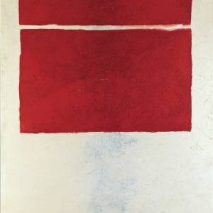 Óleo sobre tela sem título de Tomie Ohtake (1959) - Reprodução