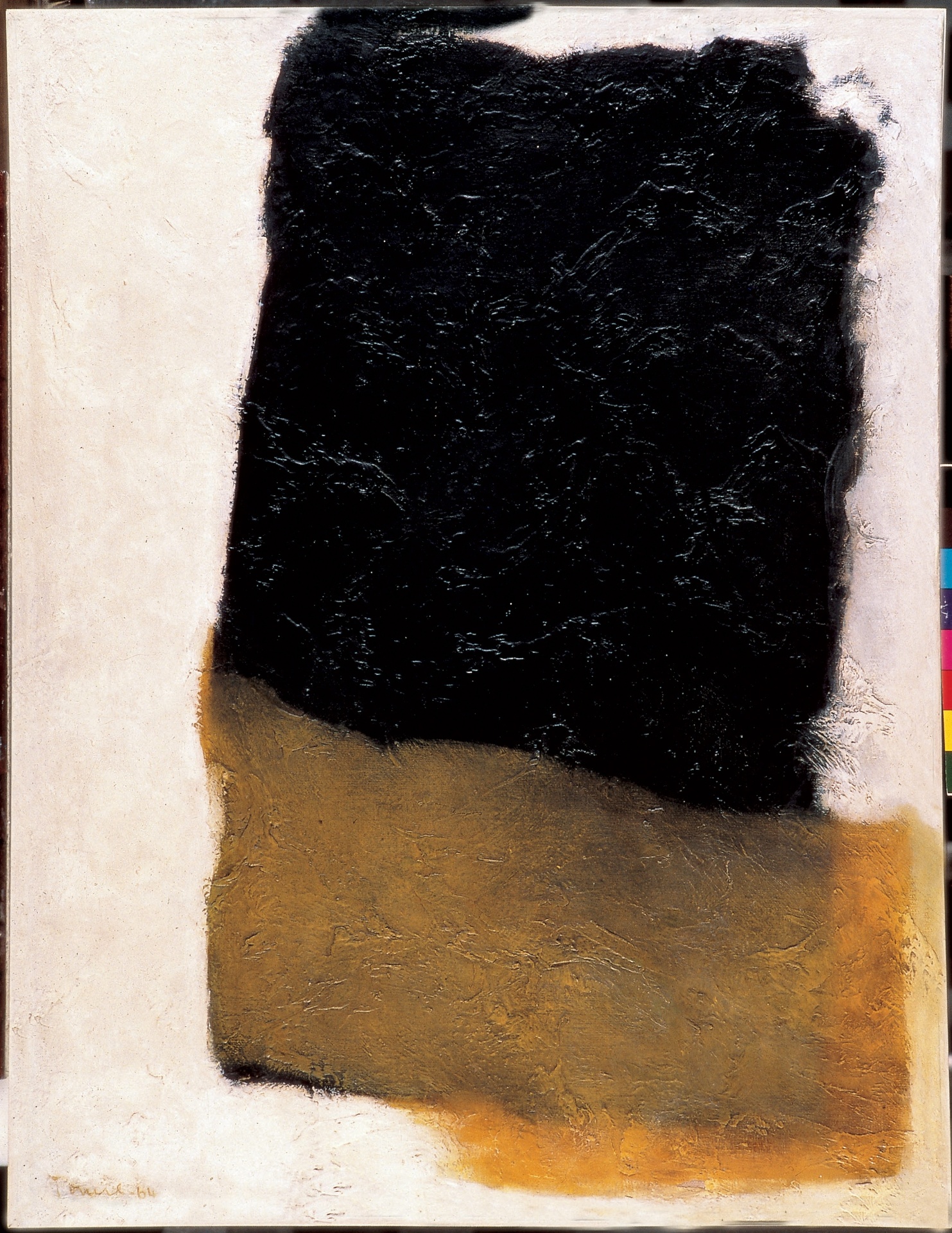 Óleo sobre tela sem título de Tomie Ohtake (1964) - Reprodução