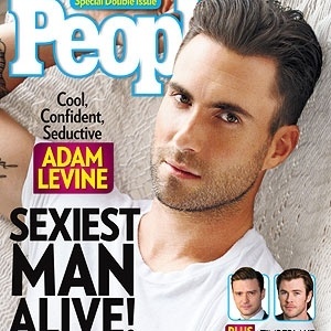 Adam Levine é eleito o homem mais sexy do mundo pela 