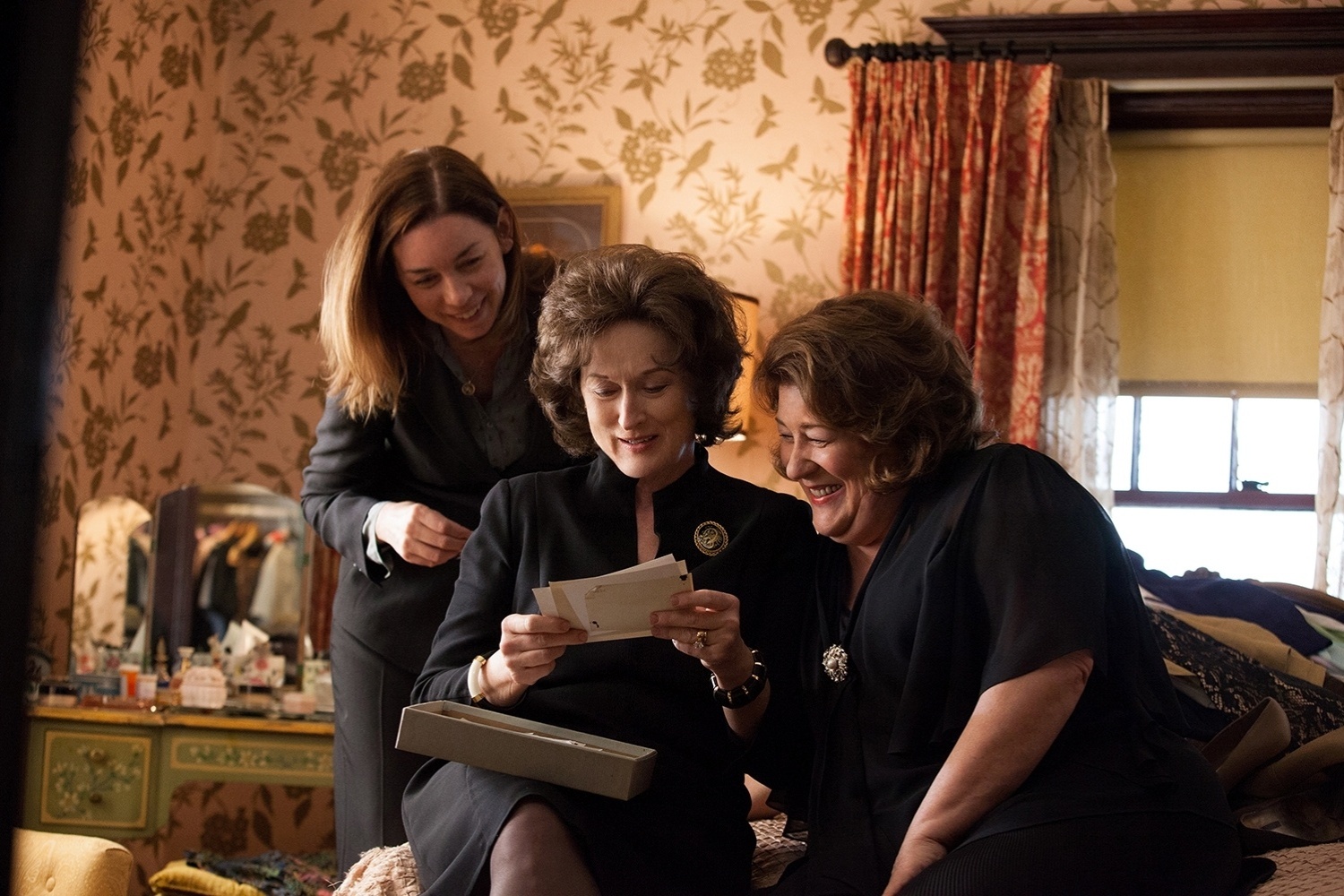 Julianne Nicholson, Meryl Streep e Margo Martindale (esq. para dir.) em cena do filme "Álbum de Família", de John Wells - Divulgação