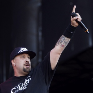 O músico "B-Real", do Cypress Hill no festival Lollapalooza, no Chile, em 2011 - Efe