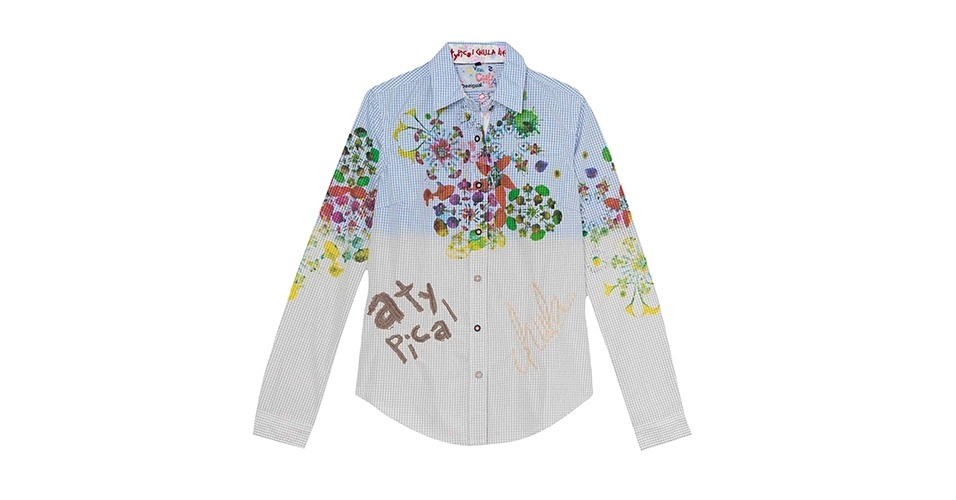 Camisa estampada; R$ 289, na Desigual (Tel.: 11 3662-5704) - Divulgação