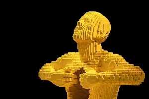 Obra que faz parte da "The Art of the Brick" ('A Arte do Tijolo', em tradução livre), maior exposição mundial de obras de arte feitas com blocos de Lego - Divulgação/©Fire-Starte
