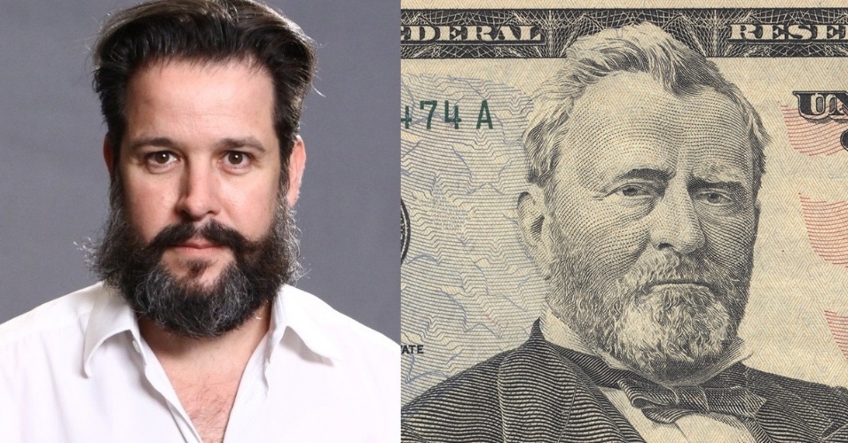 28.nov.2013- Murilo Benício diz que se inspirou em imagem de nota de 50 doláres para barba do personagem. "Foi uma sugestão minha para a direção"