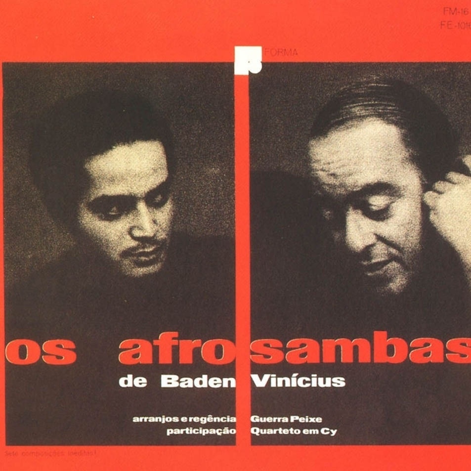 Capa de "Os Afro-Sambas" (1966), de Vinícius de Moraes e Baden Powell - Divulgação