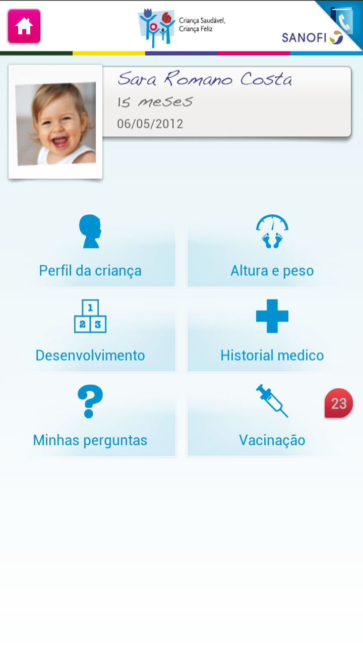 MAMÃE APLICADA - Esse aplicativo possibilita às mães manter armazenado um histórico de consultas médicas, datas das próximas vacinas e gráficos de crescimento e peso das crianças. Disponível sem custos para Androide e na Apple Store - Divulgação